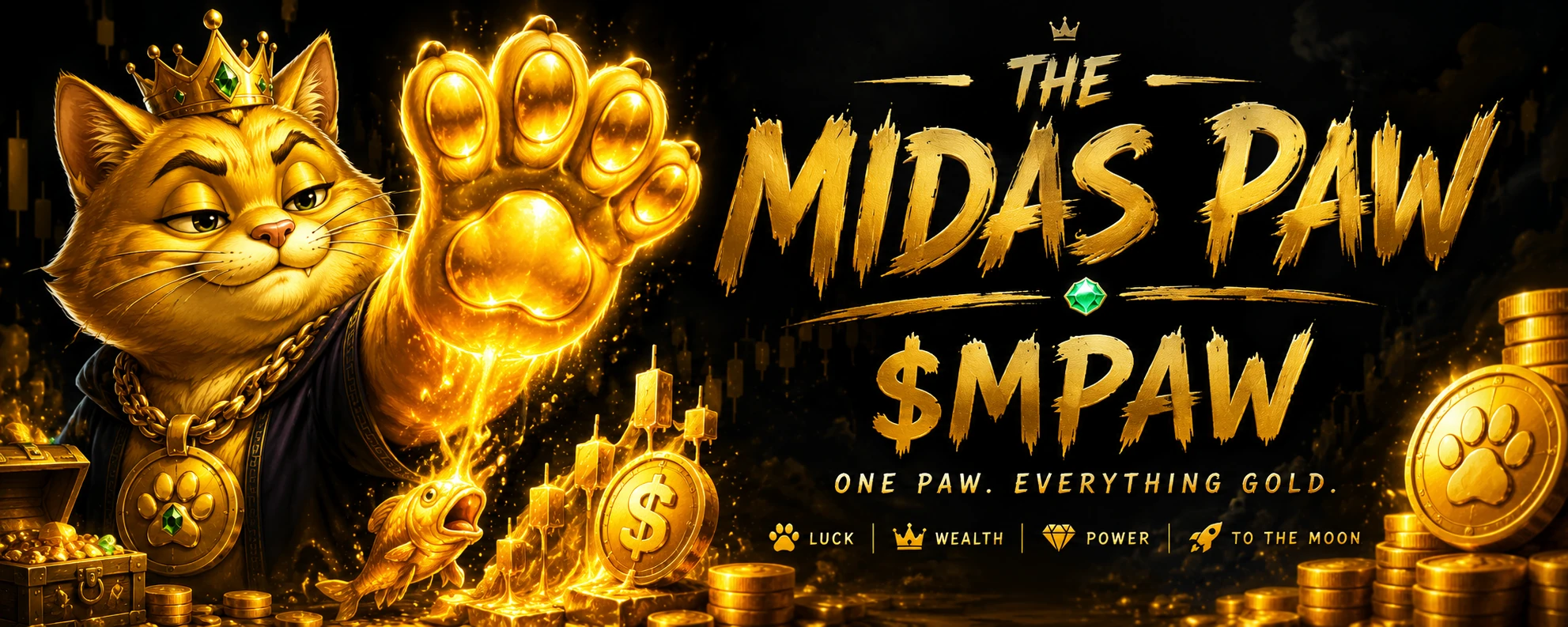 The Midas Paw banner artwork